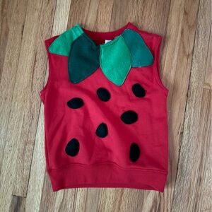 Homemade Strawberry costume.
